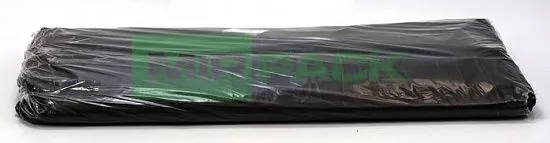 Мешки для мусора 180 л, 90 мкм, ПВД, в пачках 50 шт. черные, 2х слойные - Вид 5